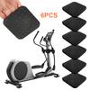 6Pcs Silicone Treadmill Mats Exercise Equipment Mats Multipurpose Anti Vibration Pads Noise Reduction for Most Fitness Equipment