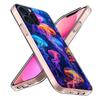 Enchanting Neon Jellyfish Clear Phone Case For Iphone 17 Air 16 Pro Max 15 Pro 14 Plus 17E 16E 11 13 12 Mini Cover Cases Fundas