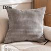 Throw Pillow Cover Corduroy Cushion Case with Hidden Zipper Boho Throw Pillow Case for Living Room Bed Sofa Farmhouse Home Decor