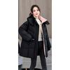 New Hooded Down-padded Jacket for Women, Mid-length Winter Loose Thickened Bread Coat, Cotton-padded Jacket