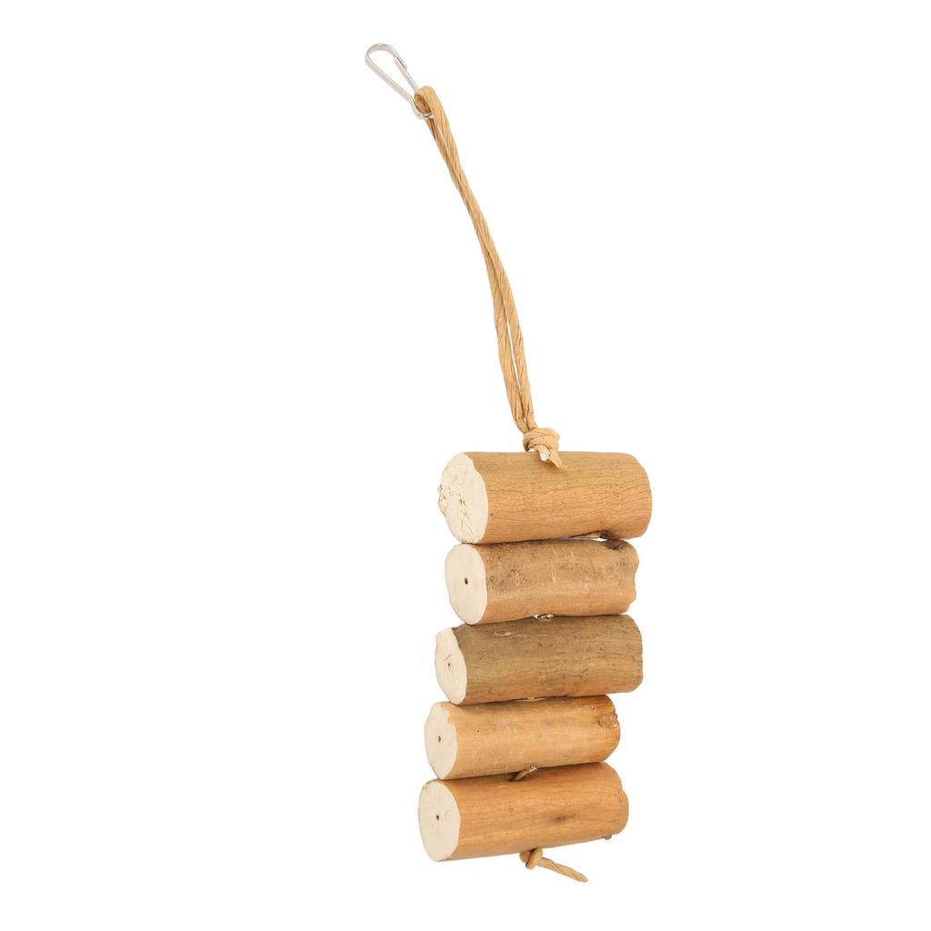 Bird Chew Toys Bite Resistant Teeth Grinding Boredom Relief Sola Log Bird Toys for Parrots Parakeet