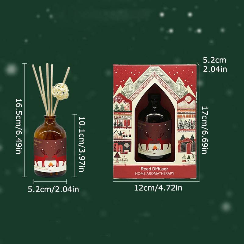 1PC Aromatherapy Long lasting Fragrance Indoor Flameless Home Glass Decorations Christmas Souvenirs Aromatherapy