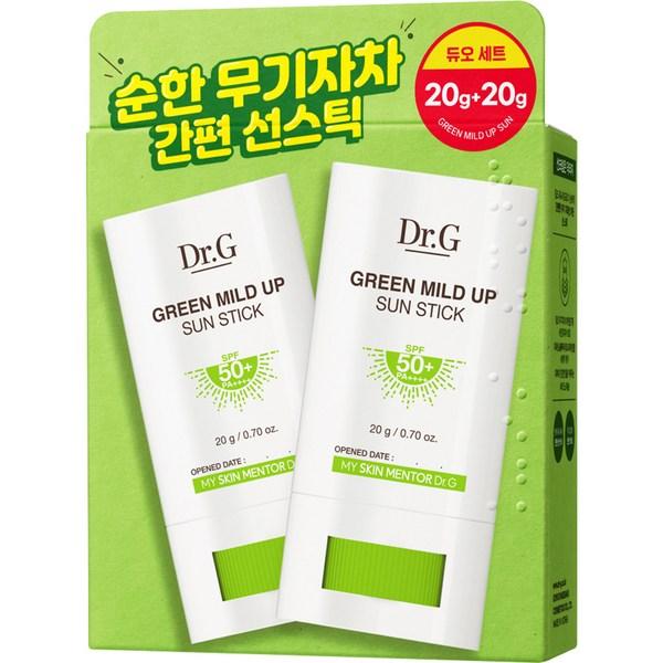 

Dr.G Green Mild Up Sun Stick Duo SPF50 PA++++ 20г + 20г, 1 набор