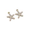 20pcs Stainless Steel Enamel Starfish Girls Bracelet Decoration Kids Summer Cute Necklace Charms DIY Jewelry Making Supplies