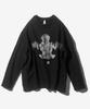 Paensyo Demonic Angel Overfit Long Sleeve - Black
