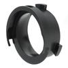 Coffee Powder Ring 51mm Aluminium Alloy Hands Free Dosing Funnel For Delonghi 9 Series 9335 9155 9355 9665 Black
