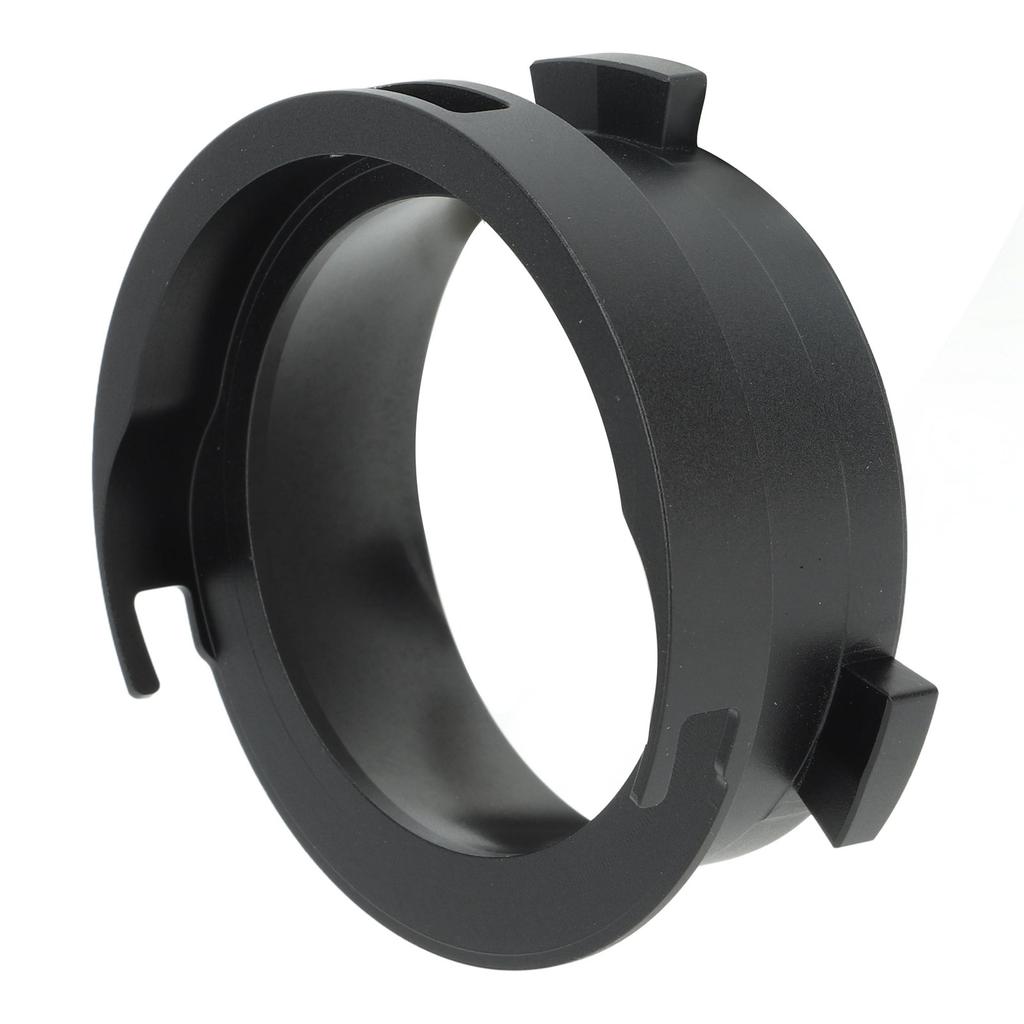 Coffee Powder Ring 51mm Aluminium Alloy Hands Free Dosing Funnel For Delonghi 9 Series 9335 9155 9355 9665 Black