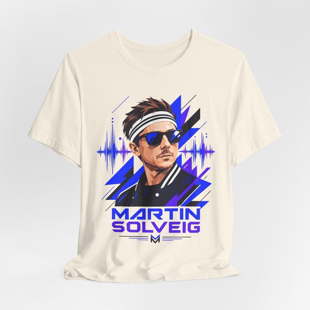Martin Solveig Retro Dj Portrait T Shirt  Electronic Music Graphic Unisex Tee S
