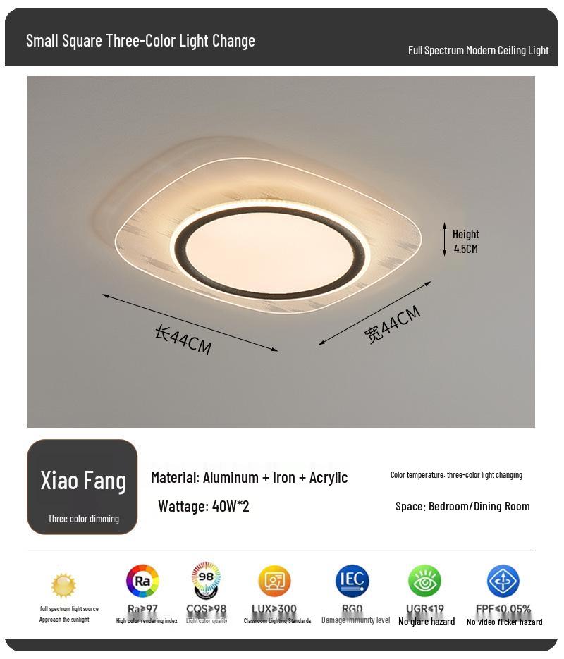 Italian Minimalist Modern Bedroom Ceiling Light 2025 - New Simple Eye-Protecting Luxury Lighting Fixture
