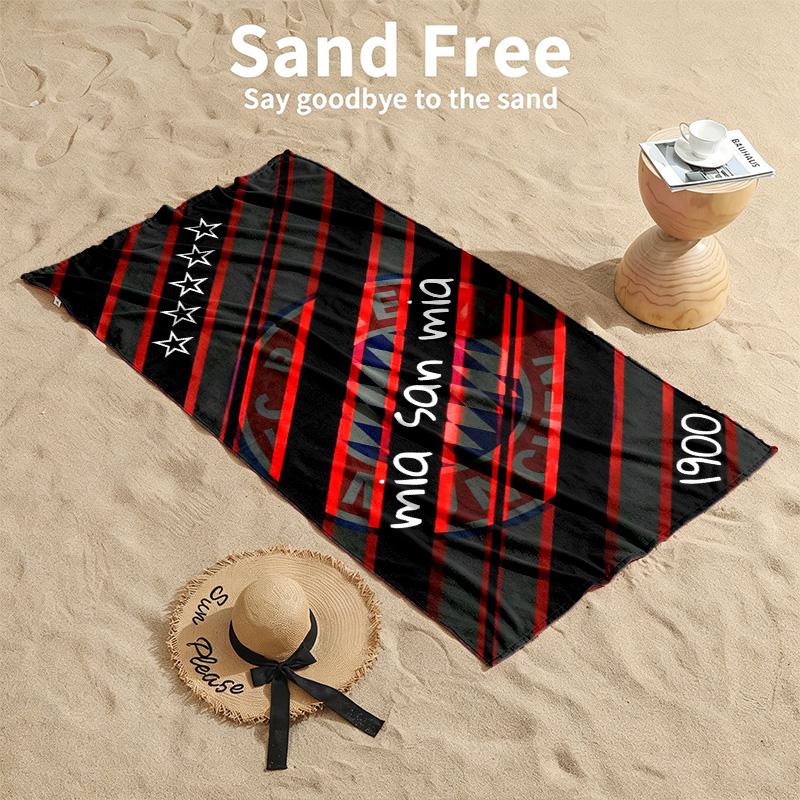 FC Bayern Munchen Beach towels also serve as bath towels summer essential a musthave for the outdoors the beach and the pool