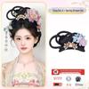 Hanfu Soft Bottom Wig with Tang & Ming Style Hair Bun Headdress for Performance