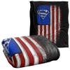 Superman Silky Old Glory Shield Supersoft Blanket
