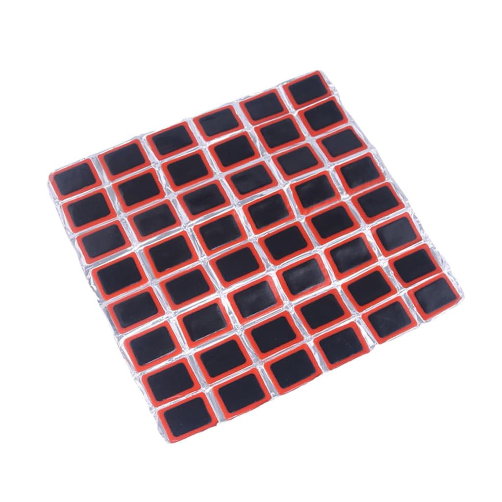 GARVALON 48pcs Tire Patch Pull Patch Bicycle Accessories Bicycle Tire Repair Tool Black