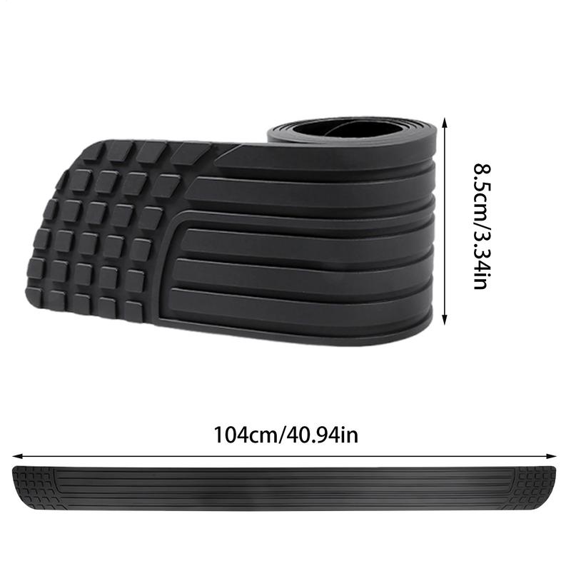 Rear Bumper Guard PVC Rubber Protector Strip Car Trunk Door Sill Plate Protector For Bumper Reinforcement Decoration