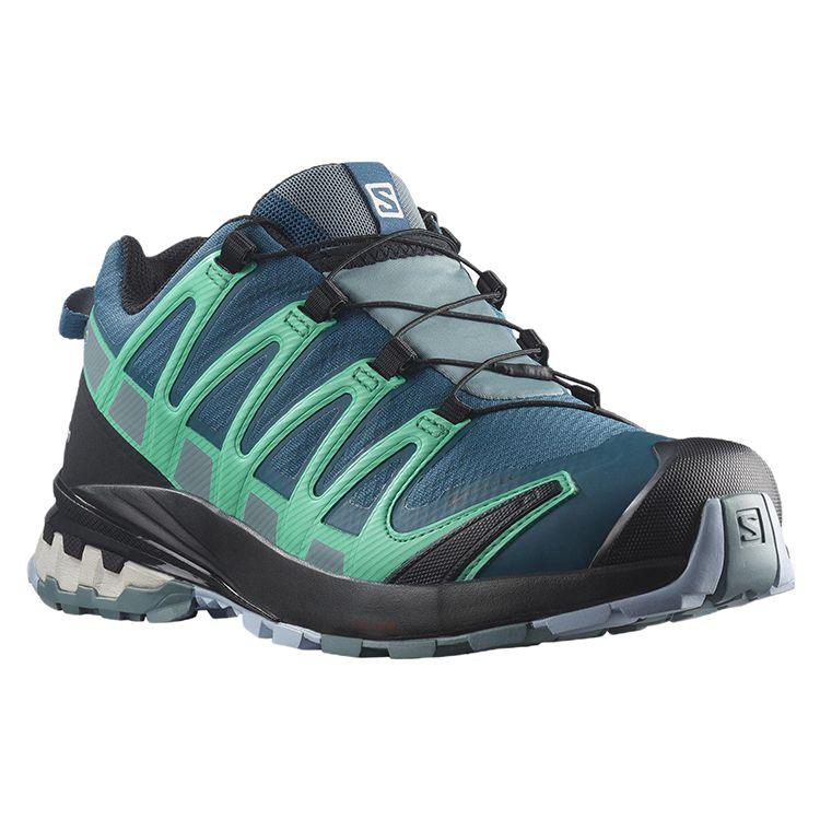 Salomon Xa Pro 3D V8 Gore-Tex Low-Cut Durable Outdoor Functional Shoes Women Shoes Blue 416296