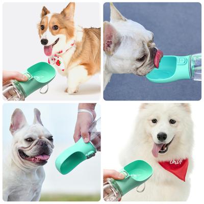 Taşınabilir Köpek Su Şişesi Gıda ve Su Kabı Köpek Evcil Hayvanlar Için Besleyici Kase Açık Seyahat suluklar su sebili