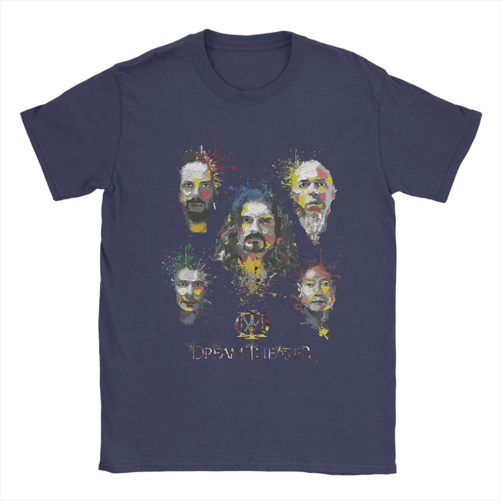 Herren D-Dream Theaters T-Shirts Reine Baumwolle Kleidung Lässige Kurzarm Rundhals T-Shirts Geburtstagsgeschenk T-Shirts