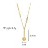 Real Gold Cold Necklace In The E-Commerce Good Goods Furnace, Women'S Collarbone Chain With Jewelry