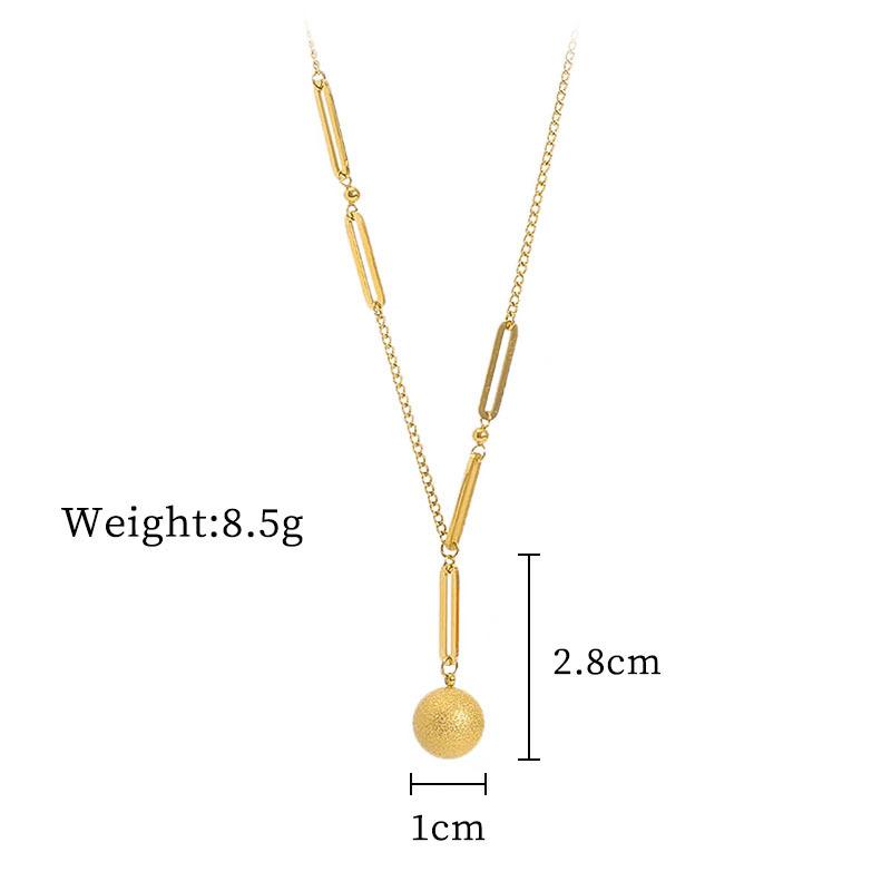 Real Gold Cold Necklace In The E-Commerce Good Goods Furnace, Women'S Collarbone Chain With Jewelry