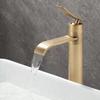 Bronze Basin Faucets Bathroom Faucet Hot & Cold Brass Bathroom Sink Faucet Deck Mounted Lavotory Faucet