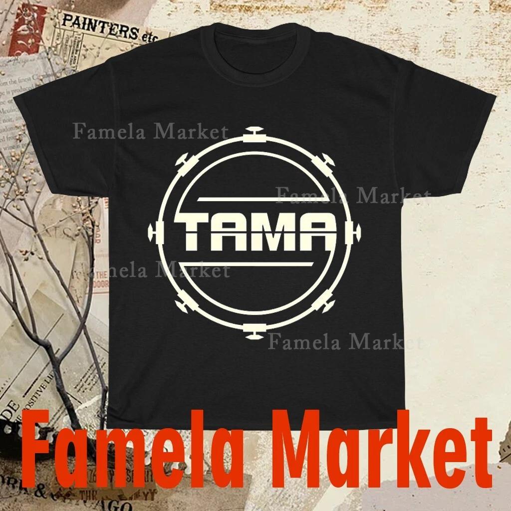 

TAMA Drums Музыкальный Логотип Футболка Футболка Смешная Американский Размер от S до 5XL Футболка S