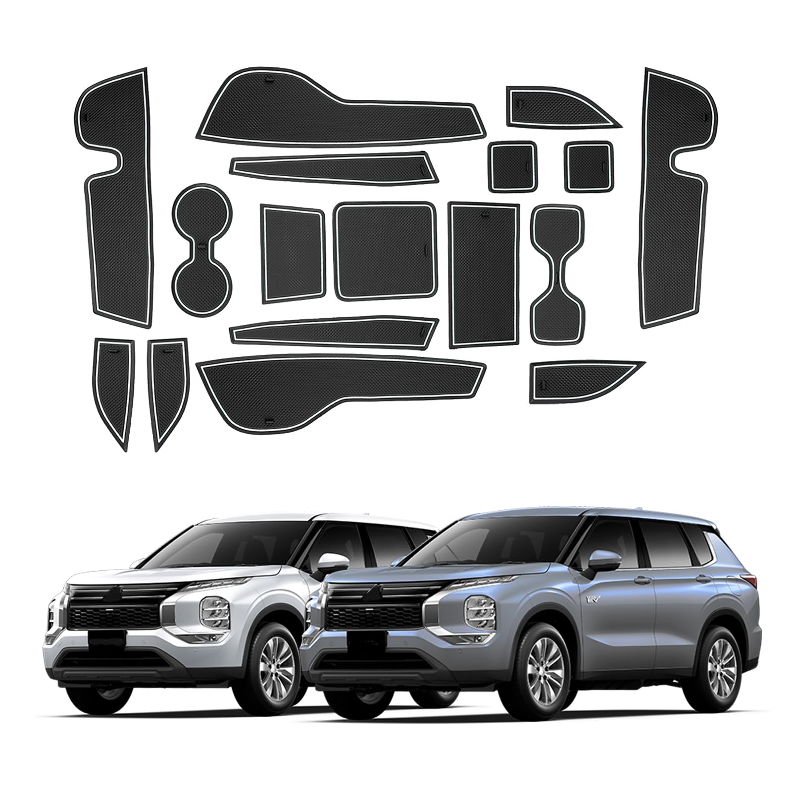 

Mitsubishi Новый Outlander PHEV Тип GN0W Резиновый карман двери 3-й Салонный шум Пятно Царапина Outlander PHEV 17 Белый SXCY Коврики, Поколение, Нескользящие,