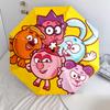 GoGoRiki Pattern, Automatic Folding Umbrella, Portable and Foldable Design, 8 Ribs, a Christmas or Birthday Gift.