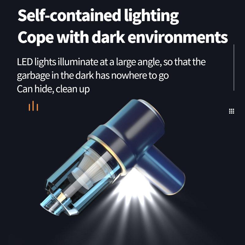 New 8000Pa Cordless Car Vacuum Cleaner and Air Duster Cordless Handheld Car Vacuum Cleaner Household and Car Dual-use Mini Vacuum Cleaner