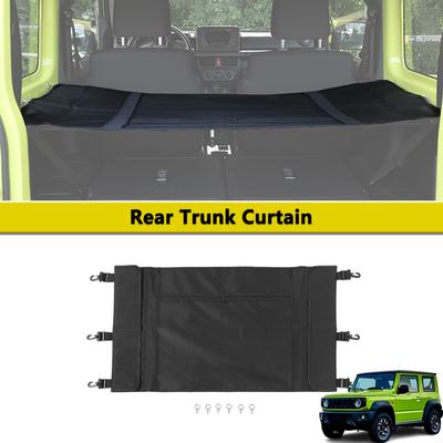 Pokrowiec na zasłonę bagażnika tylnego Torba do przechowywania Organizer do Suzuki Jimny JB64 JB74 2019-2026 Akcesoria do przechowywania i porządkowania ładunku w bagażniku