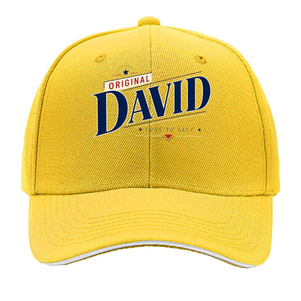 Authentic David StateUnisext Typography Sandwich Baseball Cap Sun Cap Outdoor Workouts Hat