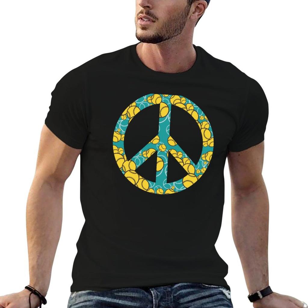 Tennis Peace Tshirt Comfortable Workout Short Sleeve Shirt