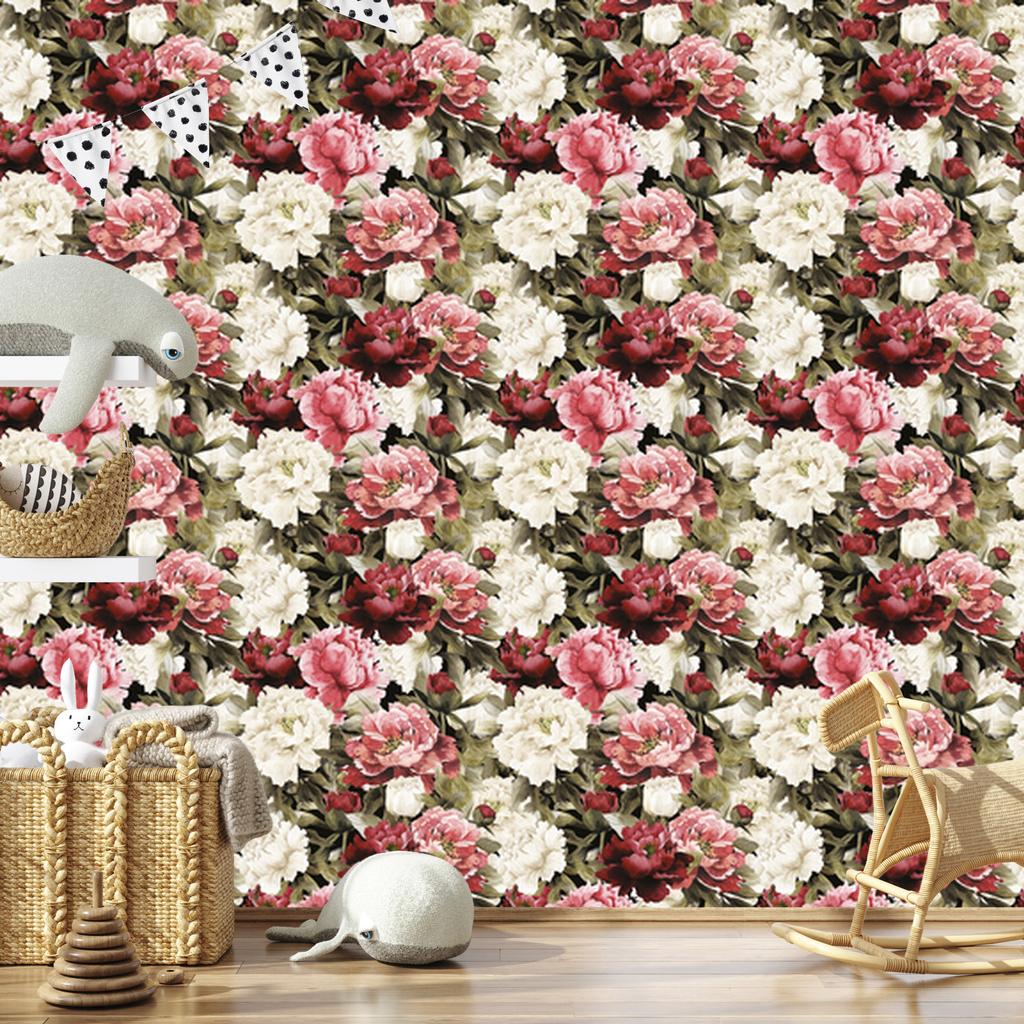 Rose Flowers Wallpaper for Living Room and Bedroom 50x1000