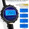 200PSI LCD Digital Car Tire Inflator with Pressure Gauge Air Chuck Tire Tester Pressure Gauge for Car Motorcycle Truck Bike