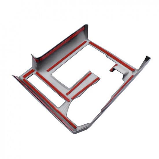 Carbon Fiber Interior Gear Shift Panel Cover Accessories For Toyota Tacoma 2024