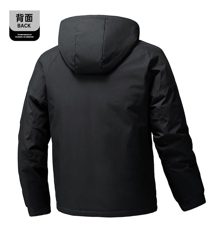 Graphene Men's Thickened Winter Ski Jacket - Windproof, Waterproof, Warm Hooded Coat