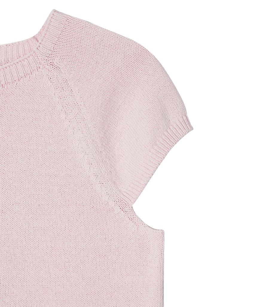 Nyuluki Feminine Short-Sleeved Knit_Light Pink