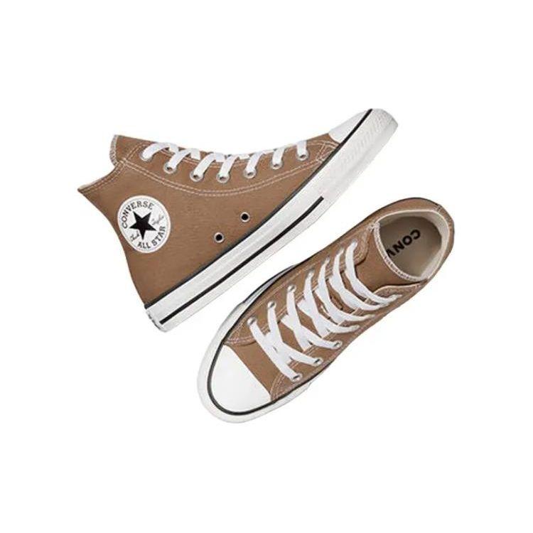 Converse Chuck Taylor All Star Everyday Versatile Durable Breathable High-Top Canvas Shoes Unisex Sneakers Brown White A06560C
