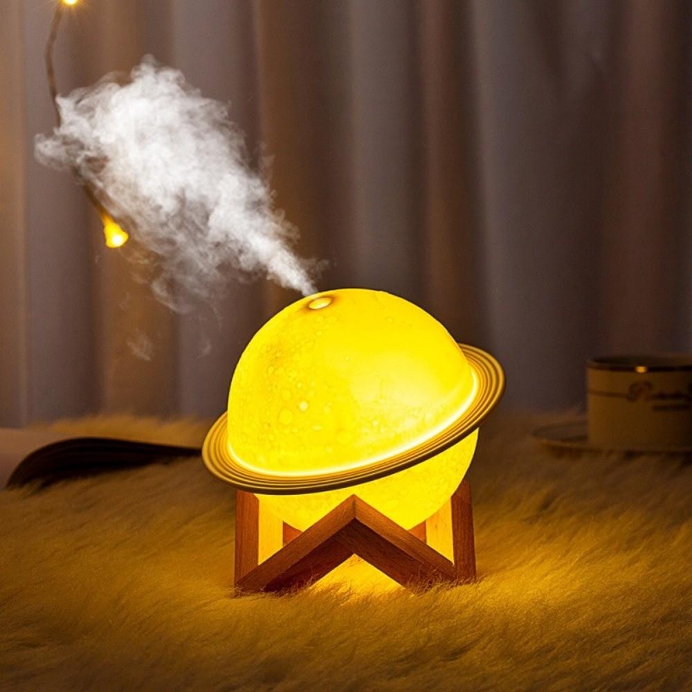 Quiet Operation USB Desktop Humidifier Large Fog Volume Moon Light Air Purifier  Home Use
