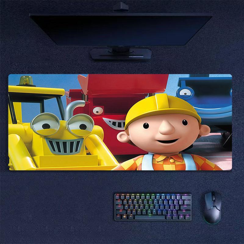 Bob Mouse Pad, Large Gaming Desk Mat, Non-slip XXL Mousepad for Laptop & Tablet, Mini PC Playmat with Stitched Edges