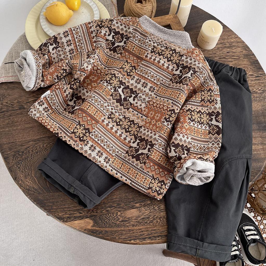 Kids Casual Long-Sleeve Set, Comfortable Daily Wear Outfits