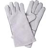 Extended Length Double-Layer Cowhide Welding Gloves: Heat-Resistant, Non-Stitch, Wear-Proof, Anti-Scald Protection