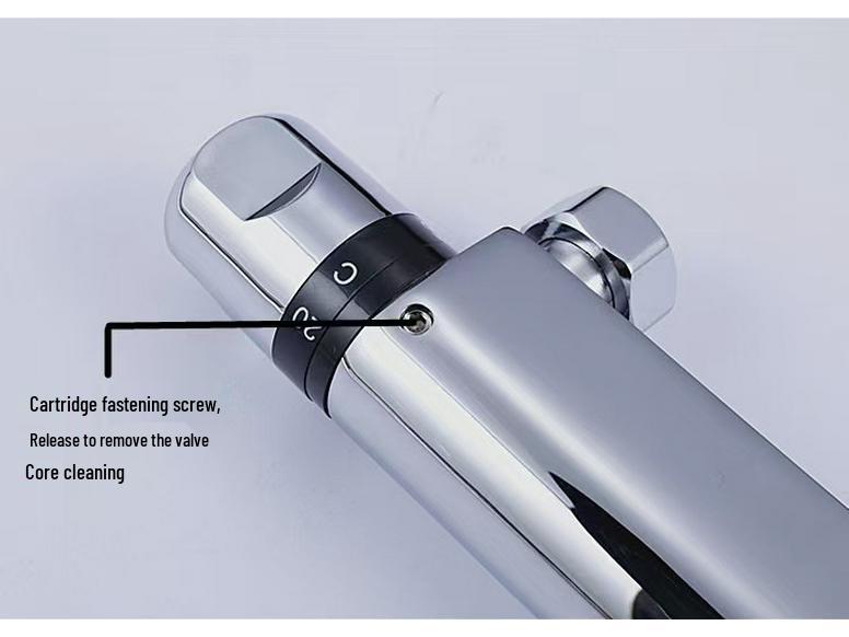 Thermostatic Solar Water Heater Valve: Cold/Hot Shower Mixer & Faucet