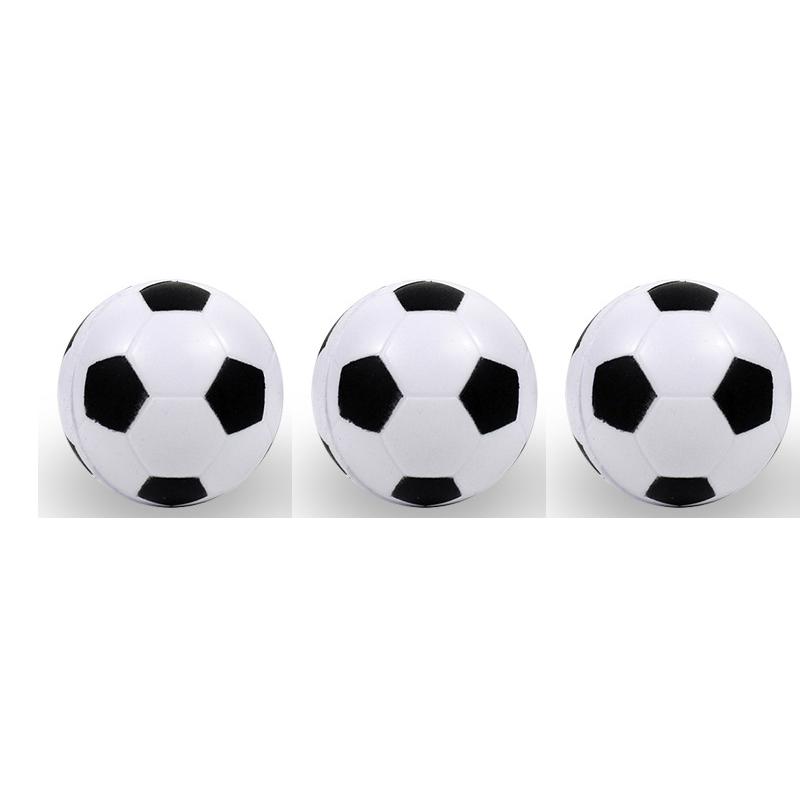3/6/10Pcs Outdoor Sports 4Cm White Kids Mini Football Ball Baby Kids Toy Sponge Pu Jumping Ball Stress Ball Party Game Boy Toys