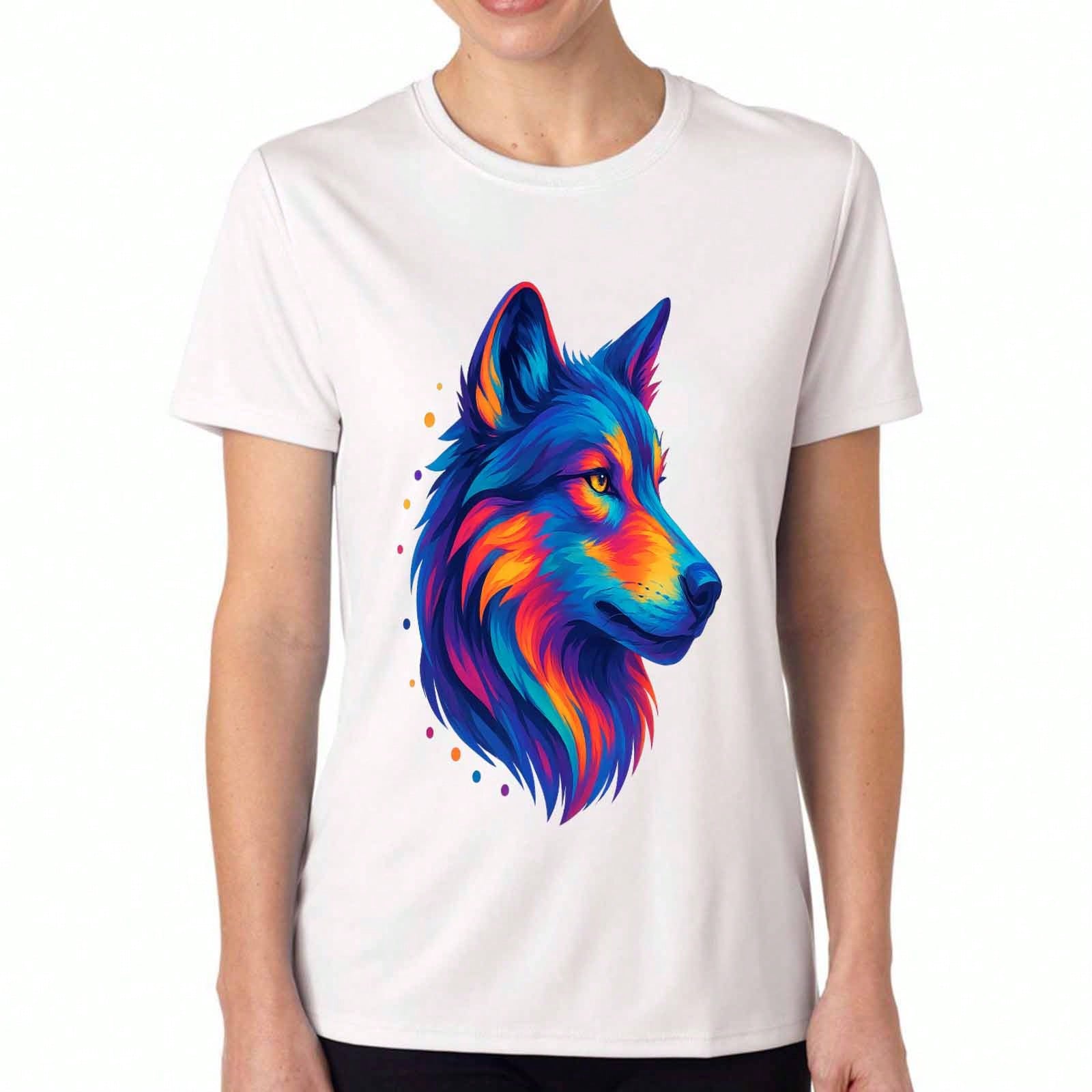 Colorful Phoenix unisex s Cotton T Shirt, Premium Cotton Quality Print, Durable And Longlasting, Casual And Fashionable. Express Yourself With This Un S разноцветный