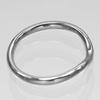 TIFFANY&Co. Curved band Ring Pt950Platinum/diamond #4.9(US Size) 3.7g Women Used
