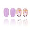 Almond Press On Nail Easter Fake Nail Stick On Nail In 12 Sizes,24 Pcs French Nail Tips for DIY Nail Art Decorations