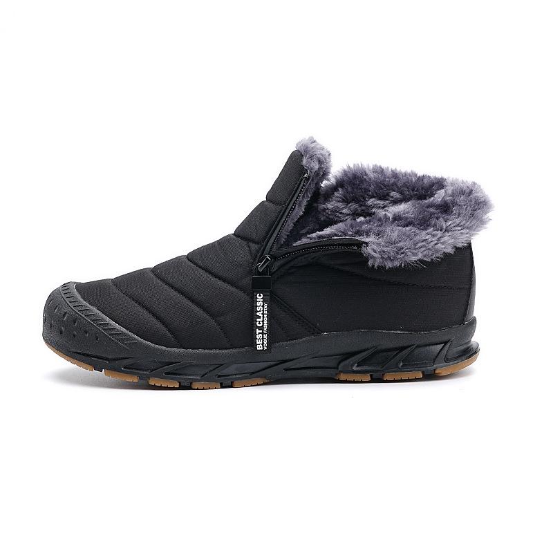 Unisex Winter Snow Boots - Warm, Non-slip, Mid-top, Velvet-lined