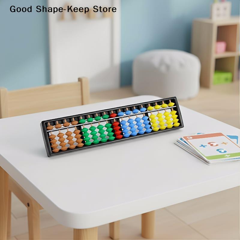daily17 Digits Math Abacus Soroban Column Counter for Kids Calculation Practice Educational Counting ToolDaily products