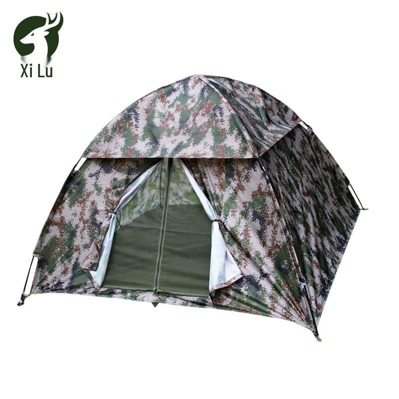 Digital Camouflage 3-4 Person Manual Tent