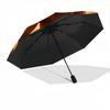 1pc Horse Sunset Automatic Folding Umbrella Portable Collapsible 8-Rib Umbrella for All Seasons, Casual Outdoor Accessory, B63